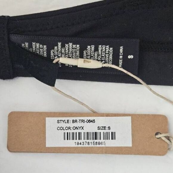 SKIMS FITS EVERYBODY COTTON TRIANGLE BRA NWT - Picture 8 of 10